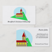 教会、ブラッドフォードのクリスチャン団体 名刺 (正面/裏面)