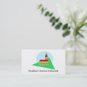 教会、ブラッドフォードのクリスチャン団体 名刺 (スタンド正面)