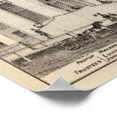 教会、レジデンス&火かき場 ポスター (角)