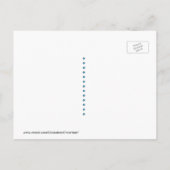 教会、学校、ビジネスイベント日付を保存 案内ポストカード (裏面)