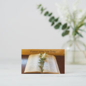 教会、省、クリスチャン、バイブルの名刺 名刺 (スタンド正面)