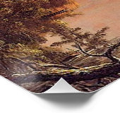 教会 – Catskill Creekの景色 ポスター (コーナー)