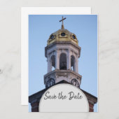 教会 Save the Date 招待状 (正面/裏面)