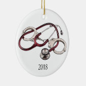 教化のナースのオーナメント セラミックオーナメント (右)