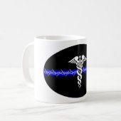 教化のナースのマグ コーヒーマグカップ (正面左)