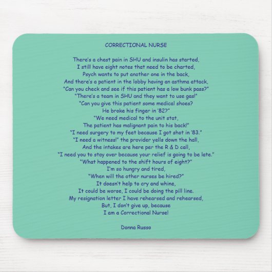 教化のナース マウスパッド (正面)