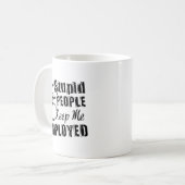 教化の役人の仕事のマグ コーヒーマグカップ (正面左)