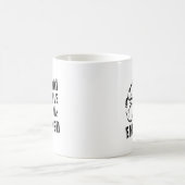 教化の役人の仕事のマグ コーヒーマグカップ (中央)
