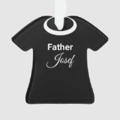 教区司祭の聖職者の聖職者の襟 オーナメント (正面)