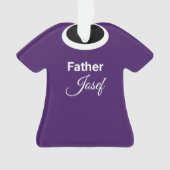 教区司祭の聖職者の聖職者の襟 オーナメント (正面)