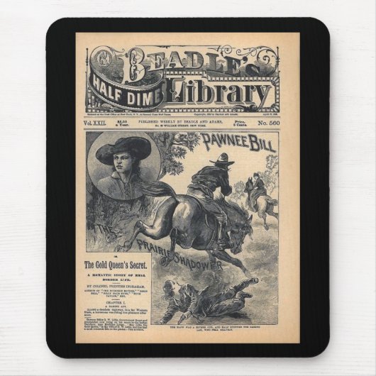 教区小役人の半分のダイムの図書館Vol. XXII 560 1888年 マウスパッド (正面)
