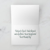 教員鑑賞日挨拶カード カード (内部)