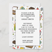 教員養成卒業 招待状 (裏面)