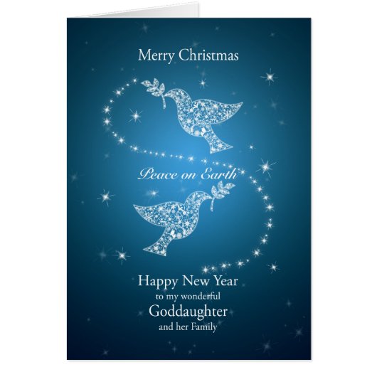 教女および家族の平和クリスマスの鳩 (正面)