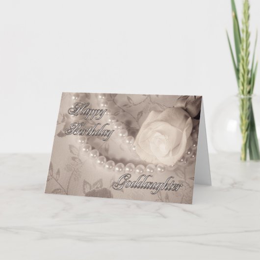 教女のためのバースデー・カード カード (正面)