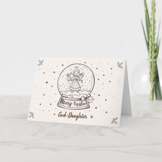 教女のクリスマスカード シーズンカード (正面)