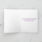 教女のバースデー・カード カード (内部)