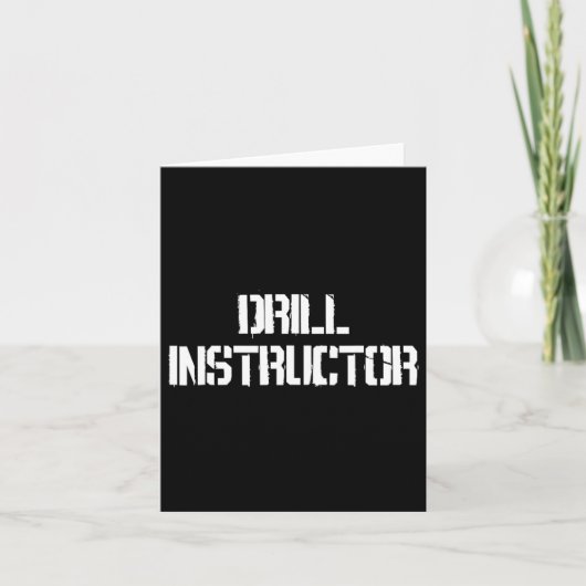 教官 ブートキャンプ衣装 カード (正面)