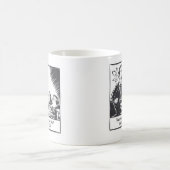 教室おもしろい漫画ストリップ – 先生ユーモア コーヒーマグカップ (中央)