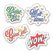 教室おもしろい賞 シール (正面)