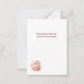 教室でのバレンタインを愛する子供 ノートカード (裏面)