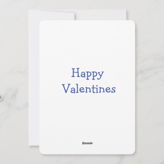 教室でのバレンタインデーのブルーベリーの楽しみ！ シーズンカード (裏面)