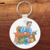 教室での悪い行動 キーホルダー (正面)