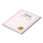 教室での褒賞アイデアプランナー ノートパッド (回転)