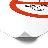 教室に入っていない ポスター (角)