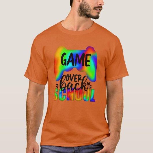 教室に戻ろう Game Over ファミリー Tシャツ (正面)