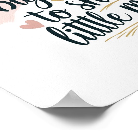 教室のウォールアートポスター – 大きなハートt ポスター (角)