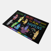 教室のドアマットへようこそ、おもしろい先生プレゼント ドアマット (アングル)