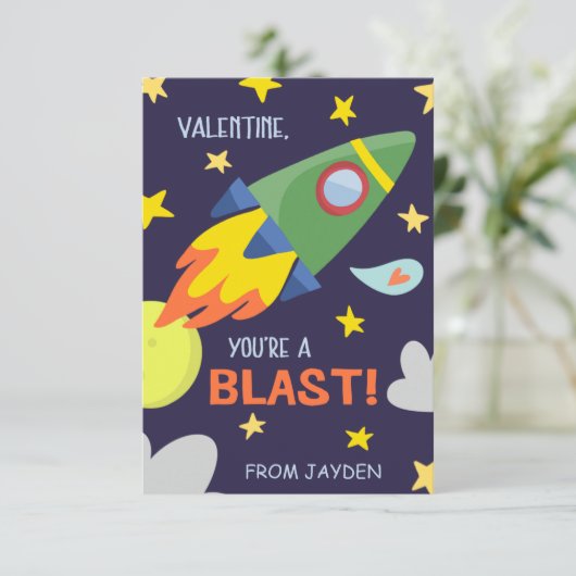 教室のバレンタインデーカードを爆破 招待状 (スタンド正面)