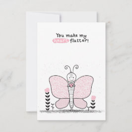 教室のバレンタインデー ノートカード