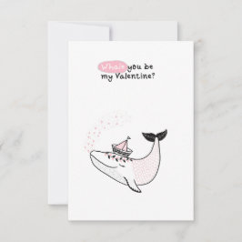 教室のバレンタインデー ノートカード