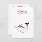 教室のバレンタインデー ノートカード (正面/裏面)