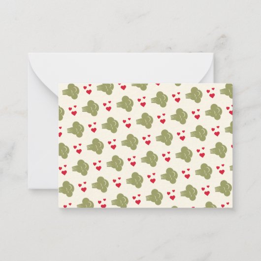 教室のバレンタイン前にハートの粗相な男の子 ノートカード (裏面)