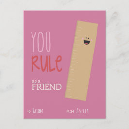 教室のバレンタイン シーズンポストカード