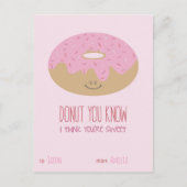 教室のバレンタイン シーズンポストカード (正面)