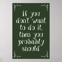 教室のポスタもしー：あなたは… ポスター