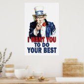 教室のポスター：自分で最高のす ポスター (キッチン)