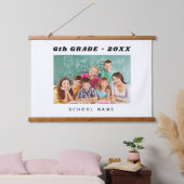 教室の写真クラスの子供 吊り下げ型タペストリー (寝室)