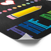 教室の印刷可能なポスター ポスター (角)