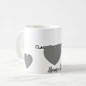 「教室の女王さま。ホームヒーロー」 コーヒーマグカップ (正面左)