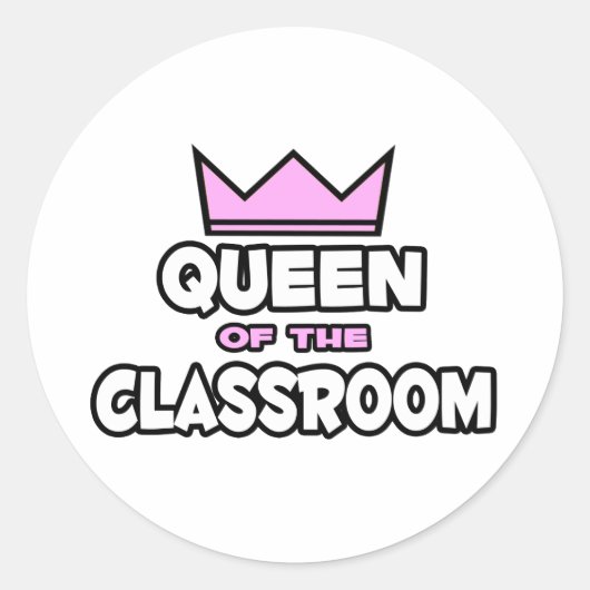 教室の女王 ラウンドシール (正面)
