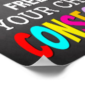 教室の感動的引用文、カウンセラーの装飾 ポスター (角)