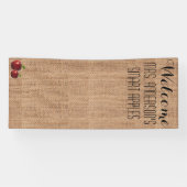 教室の歓迎された旗 横断幕 (横)