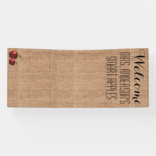 教室の歓迎された旗 横断幕 (横)