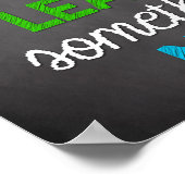 教室の装飾、教室の引用文感動的、 ポスター (角)