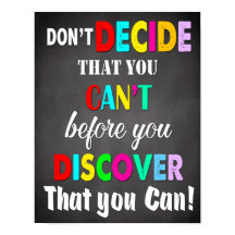 教室の装飾、教室の引用文感動的、